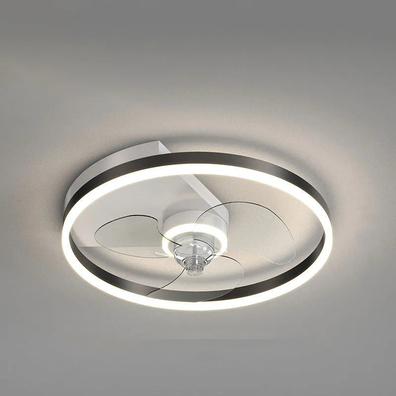 Landi modern simple Nordic style ceiling fan light for a children's bedroom in one of seven available colours.