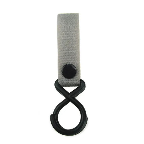 Nylon luggage hook in one of 18 available colours, including black, red, blue, and green variants