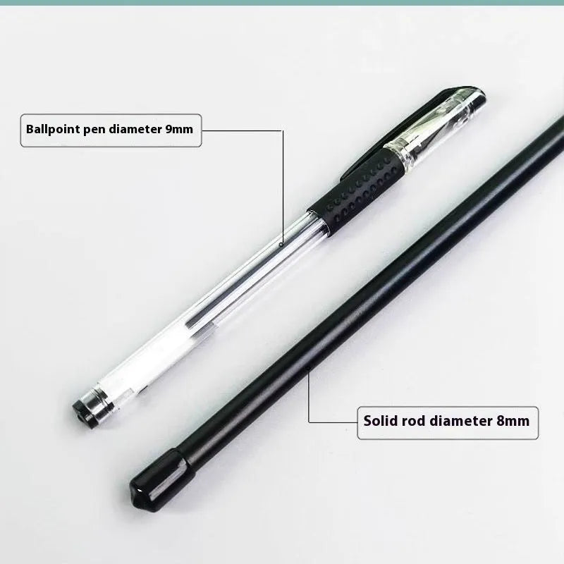 Clear flexible resin pointer with metal tip for use with sewing measuring tapes.