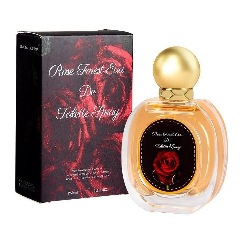 Rose Forest perfume for women 50ml bottle with floral scent