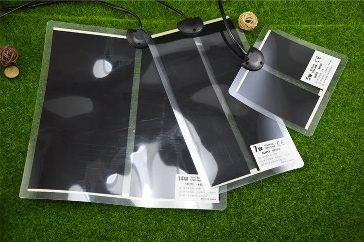 Shi Wang Ant House heating pad in black, 220V US plug, three sizes 14x15cm 15x28cm 28x28cm