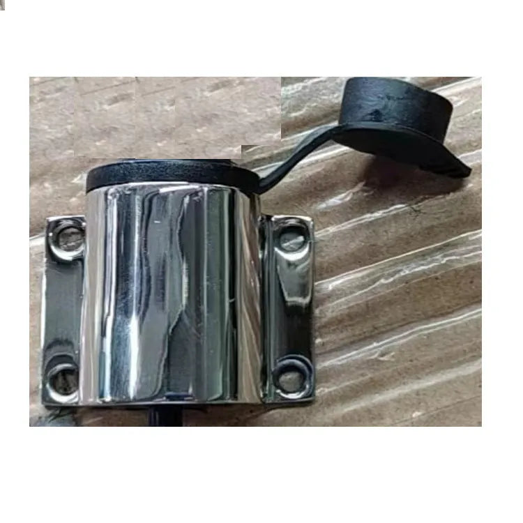 Yacht anchor light ring lamp socket with stainless steel pole and ABS plastic base