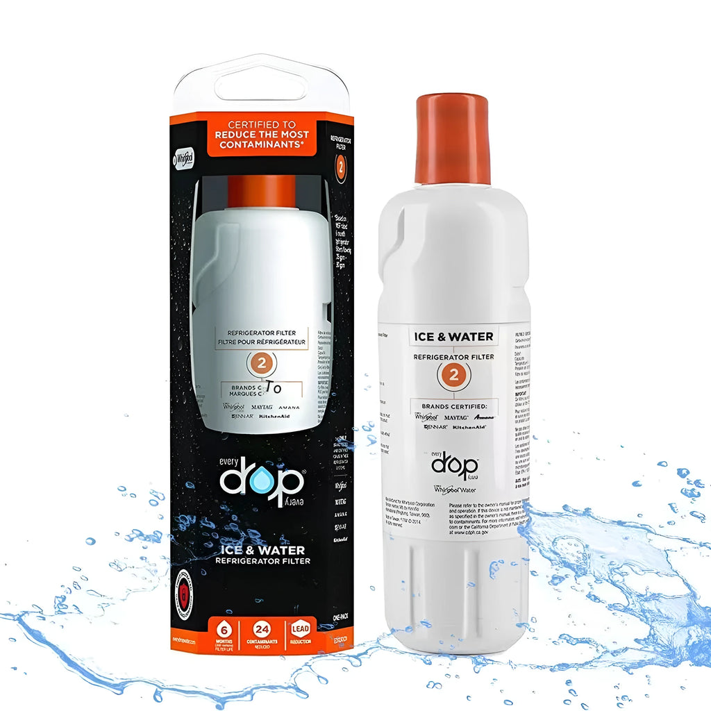 White refrigerator filter element FlLTERD2 with coconut shell activated carbon 230x80x70mm
