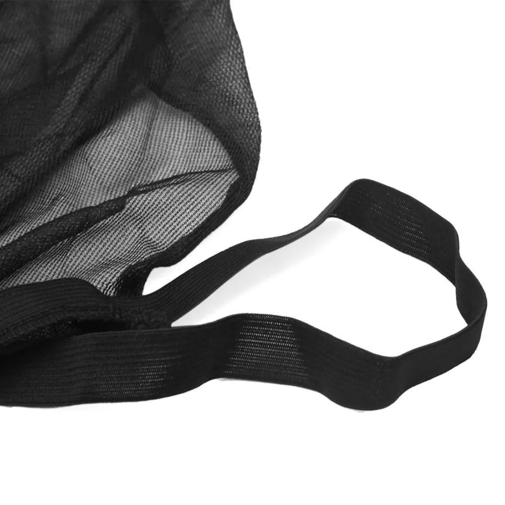Car side window sunshades with mesh covering for sun and mosquito protection