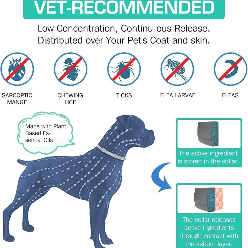 Pet insect repellent collar plastic geometry pattern 38cm for cats and puppies casual style