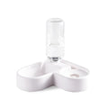 White automatic pet water fountain with 1.8 litre capacity and a quiet pump for cats and dogs.