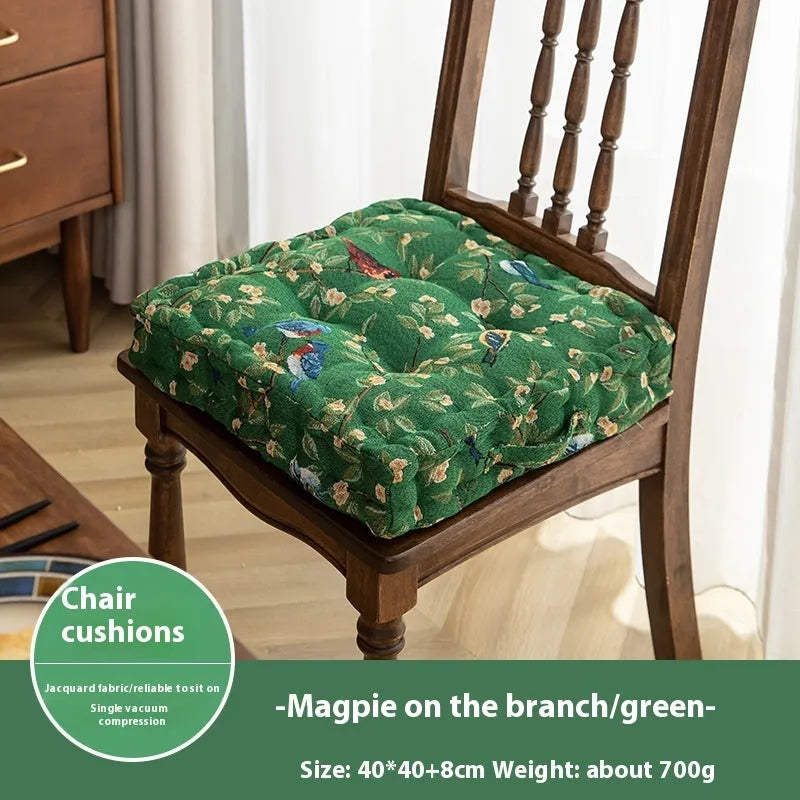 American dining chair back cushion with waist support measuring 40cm x 40cm x 8cm thick