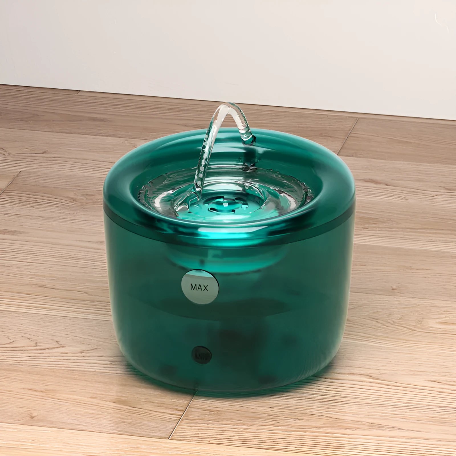 Pet automatic circulating filter water fountain gray green USB large capacity induction water outlet for dogs and cats