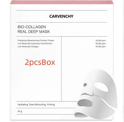 Deep Collagen Overnight Mask sheet mask with low molecular weight collagen for firming and hydrating skin, 34g