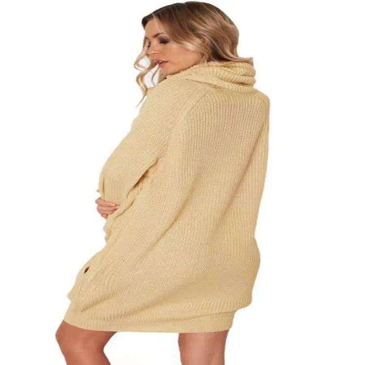 Acrylic imitation cashmere pullover sweater in apricot colour, showing loose slim fit and regular sleeves.