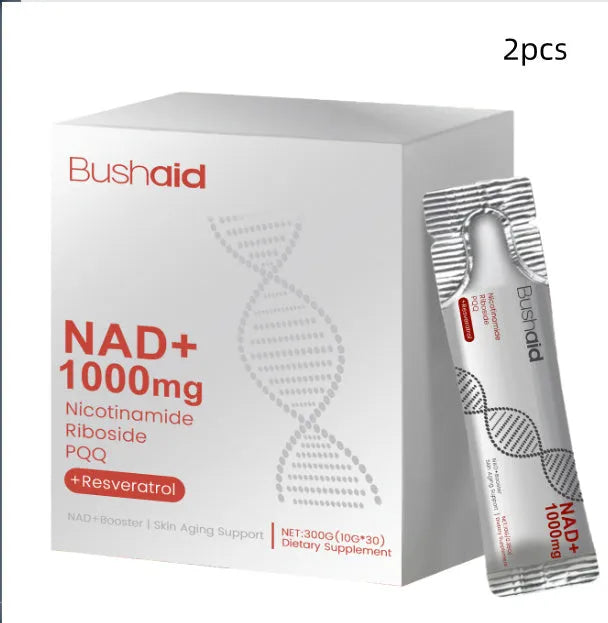Two bottles of Anti Aging Drink dietary supplement with a total weight of 300g.