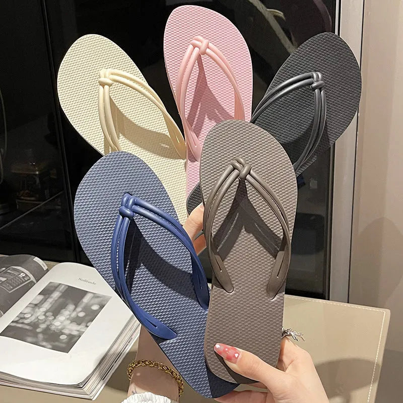 Men's PVC flip flops with toe covering design in multiple colour options showing injection moulded sole