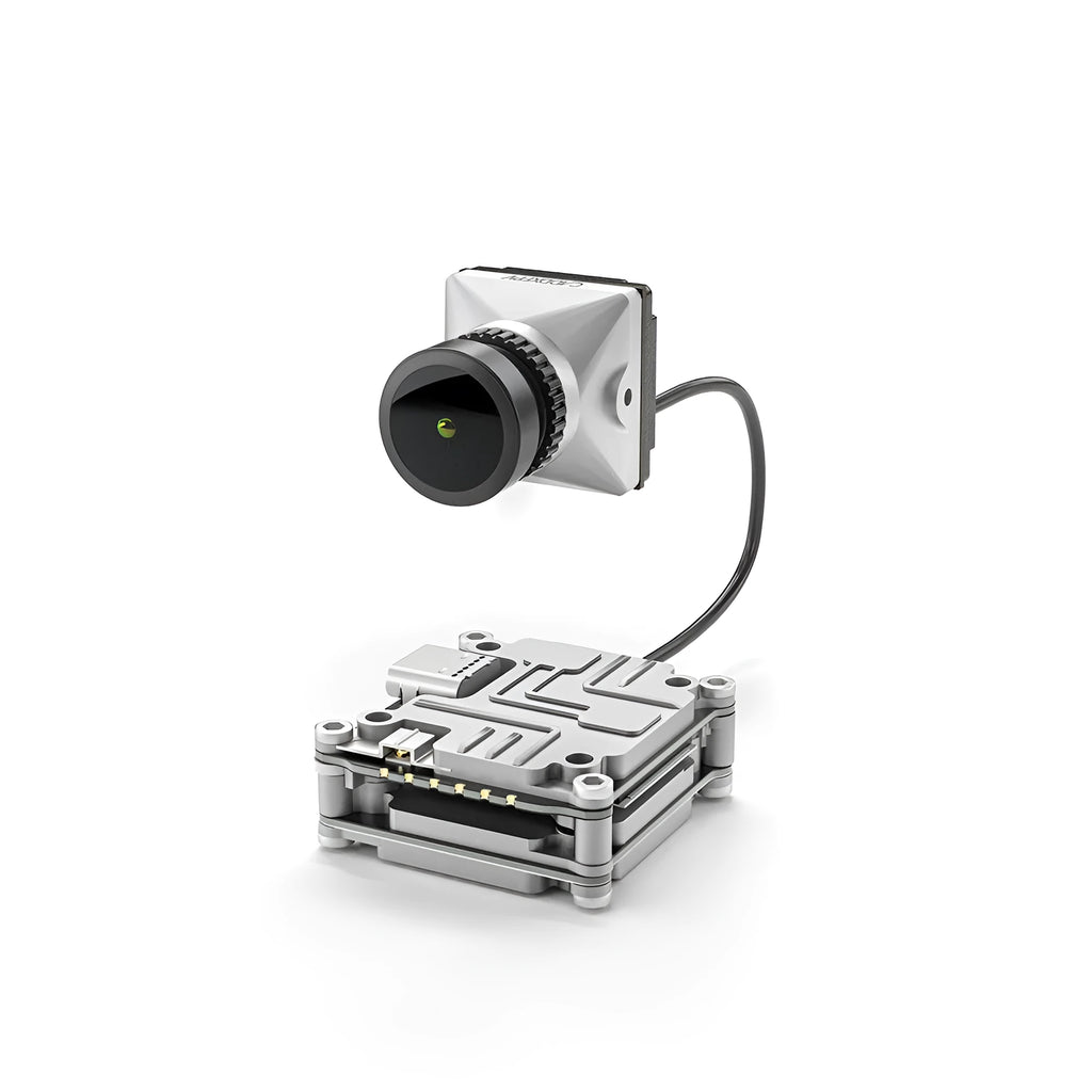 Silver Caddx DJI FPV digital video transmitter with Polar Vista kit and mounting screws
