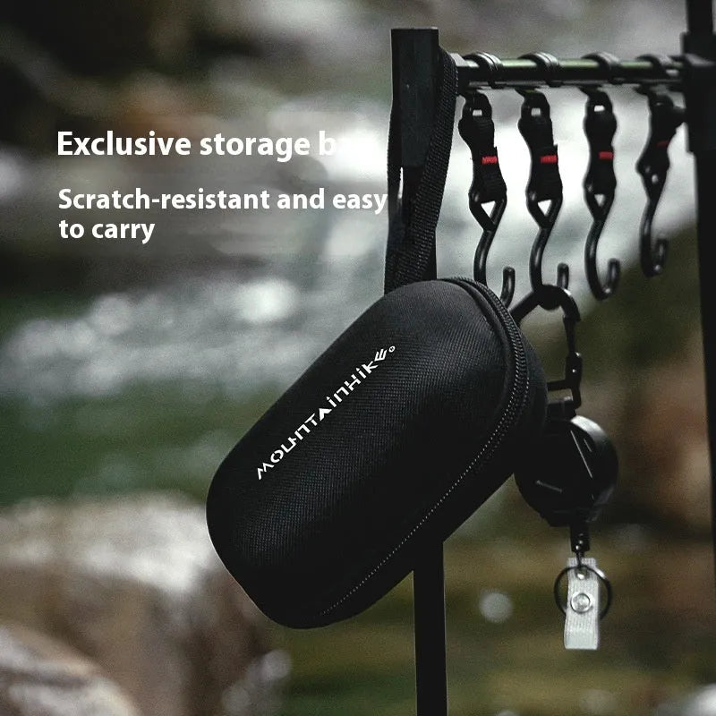 Hexagon foldable alcohol camping stove in black or silver alloy construction