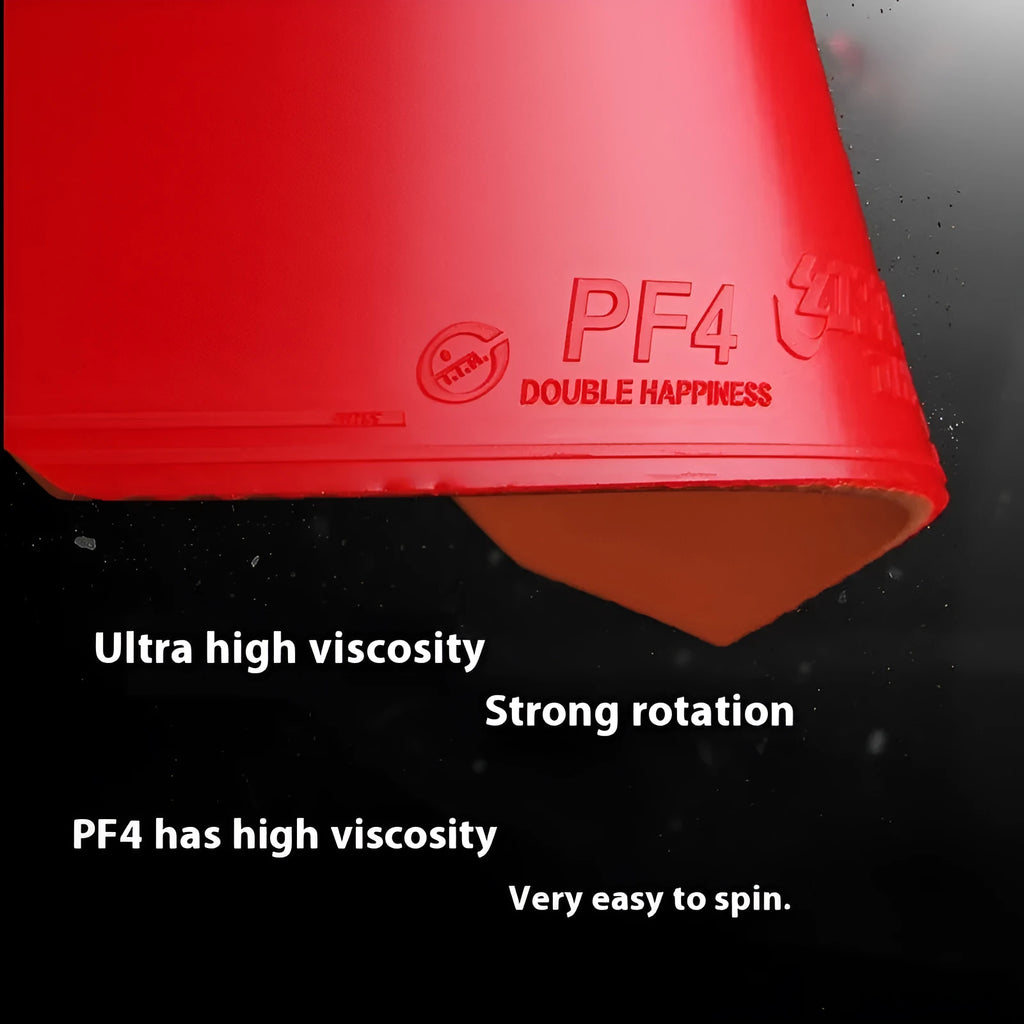 Fast Attack Sticky Classic-50 table tennis racket in red or black with thick sponge.