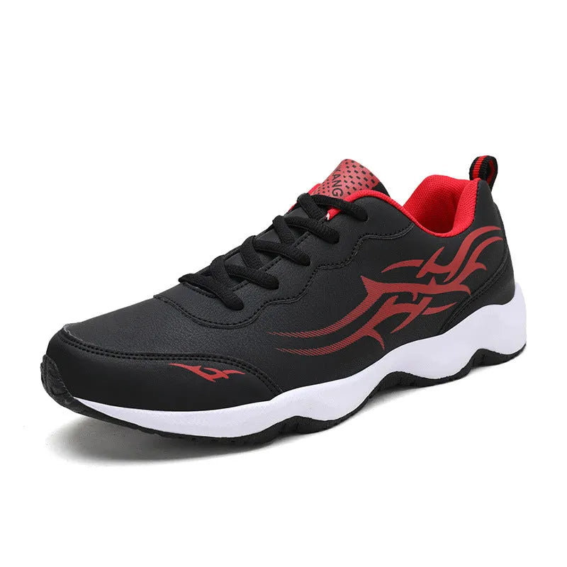 Men's casual sneaker breathable lightweight non-slip MD sole low top platform shoe available in multiple colours