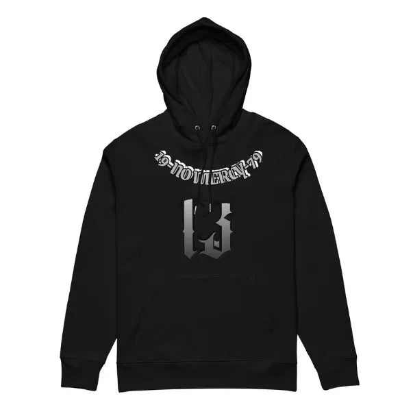 Hooded pullover sweater in polyester with fleece lining, shown in multiple colour options