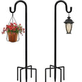 Garden lamp outdoor floor outlet hook rod in iron and plastic, anti-rust, available in 80cm 120cm 160cm sizes