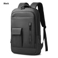 Lightweight Oxford cloth men's backpack in a solid colour with visible sewing lines.