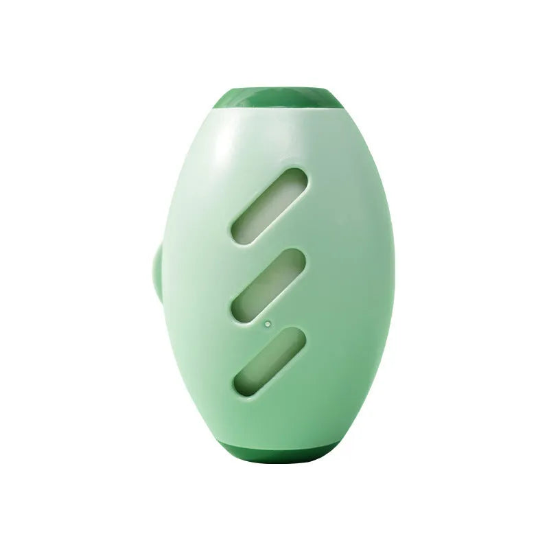 Washable reusable gel lint roller ball in green and white colours for pet hair removal