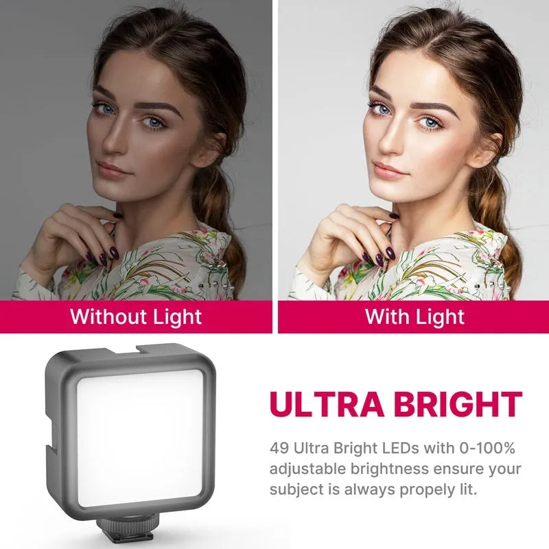 Multifunctional photography and video vlog suite with a tripod, shown in the selected 2985 set colour.