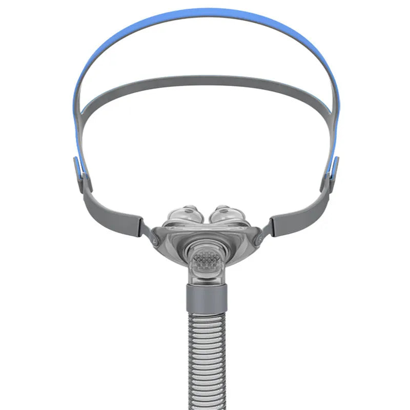 Ventilator nasal pillow and mask replacement accessories with silicone cushion and headband