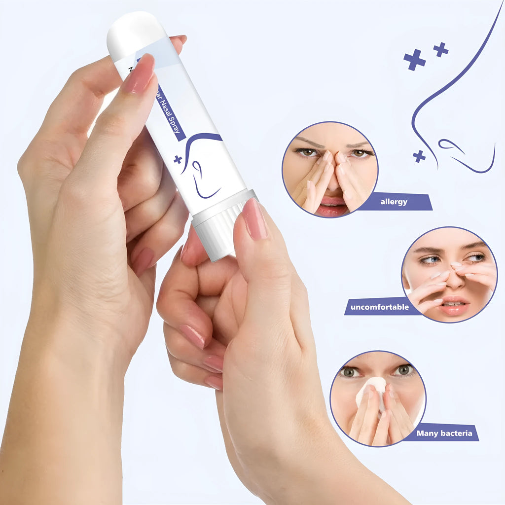 A manual family nose drain plunger suction device for nasal congestion relief.