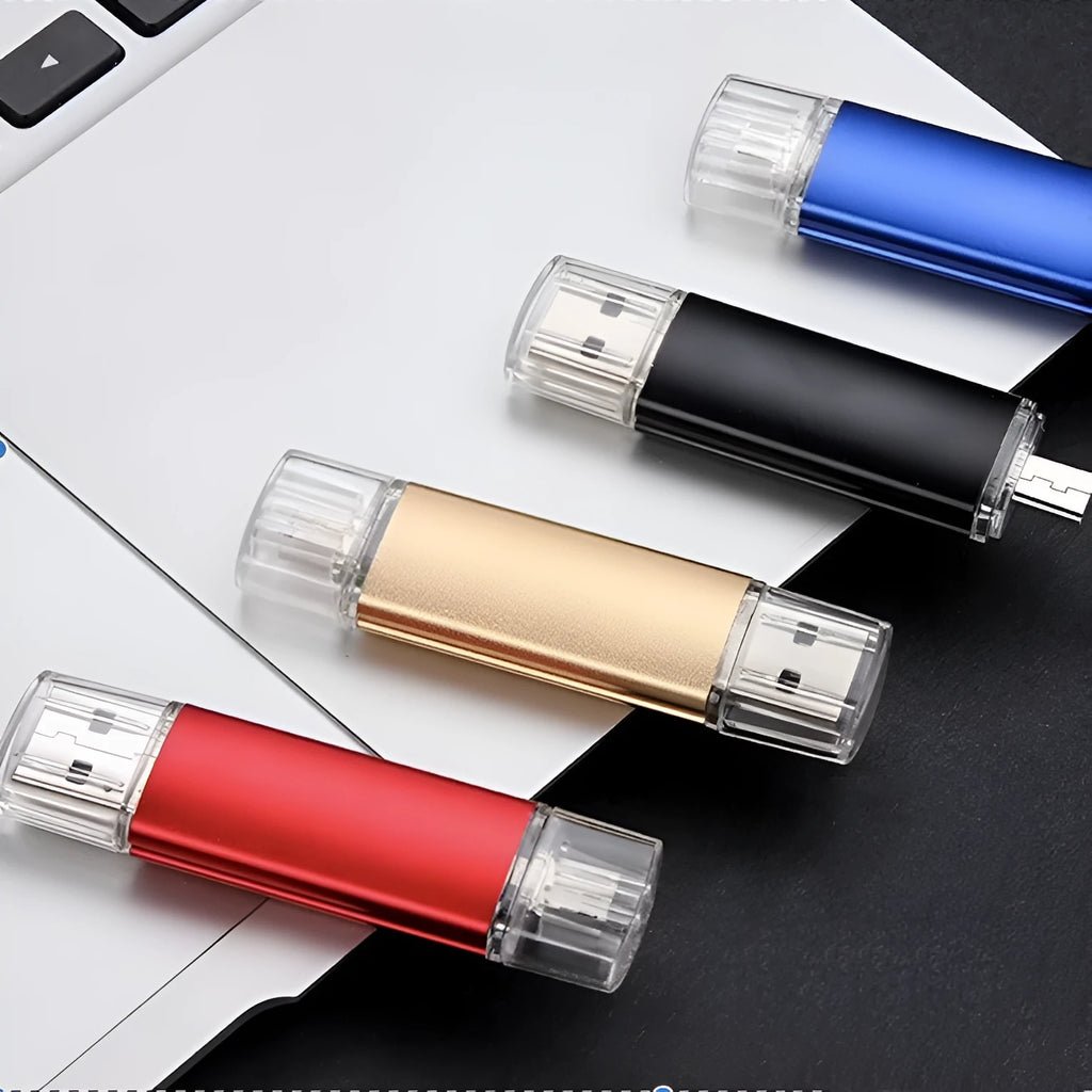 Portable Caike aluminium alloy USB 2.0 flash drive in multiple colour options