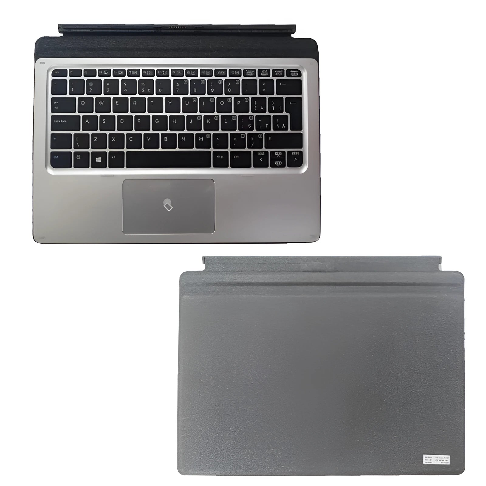 Elite X2 Pro X2 tablet base keyboard with PS/2 and wireless connectivity options showing multimedia function keys