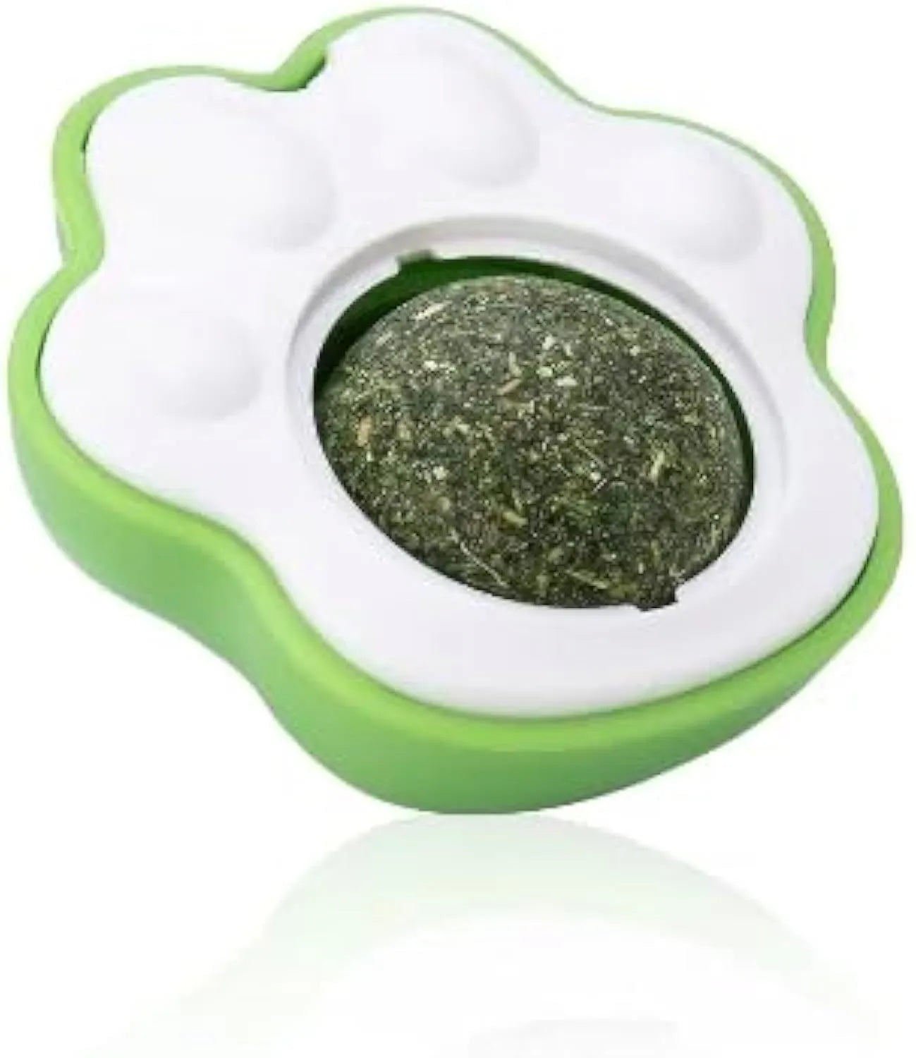 Edible vine catnip balls for cats in blue, green, and pink colours