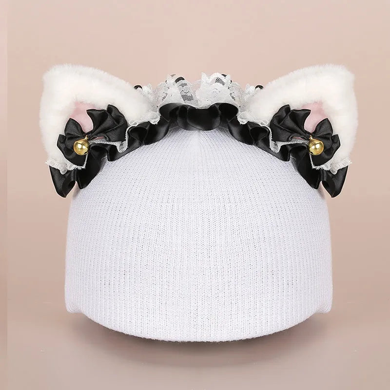 Ski helmet decoration with colourful cartoon character design in soft plush fabric