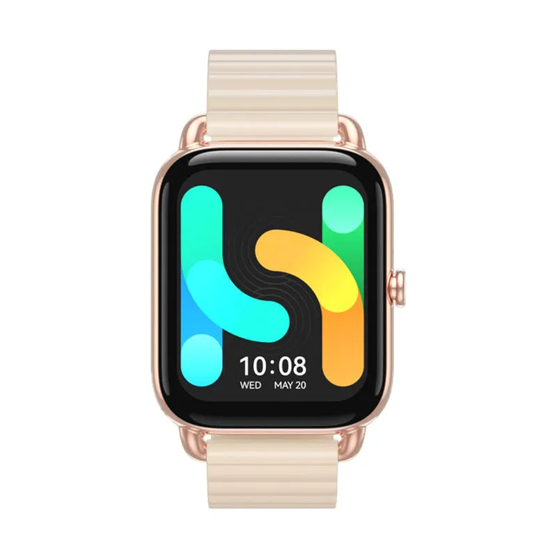 HAYLOU RS4 Plus smart sports watch with AMOLED display shown in black colour option
