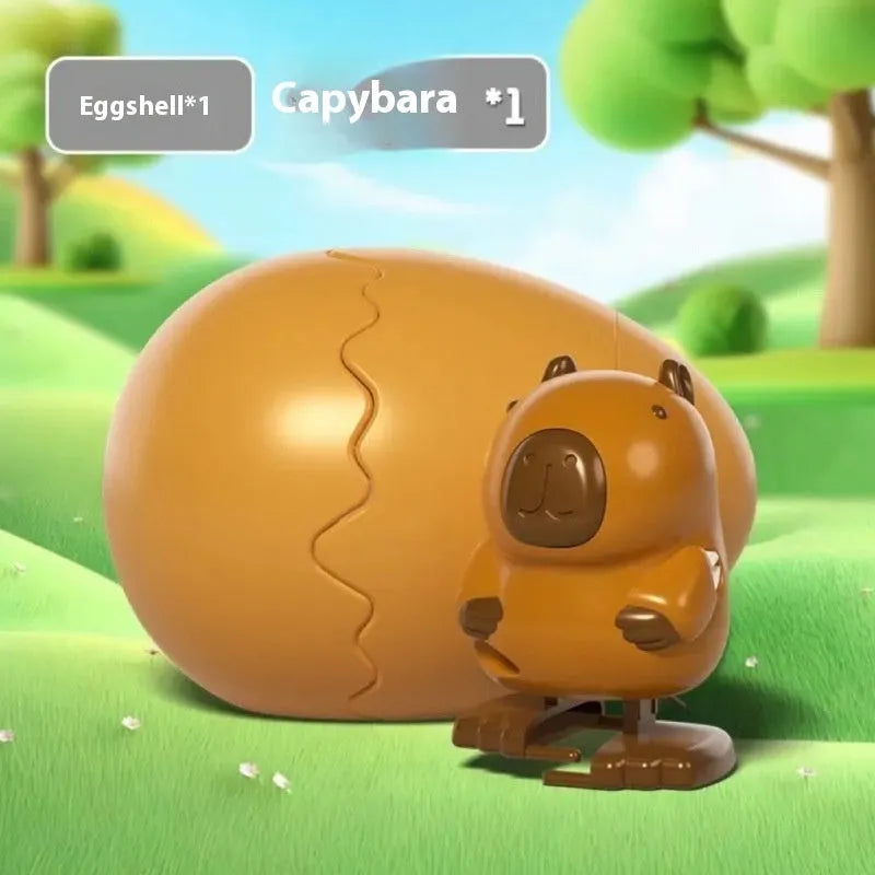 Jumping egg cute beast clockwork toy in plastic for teenagers 7-14 years old