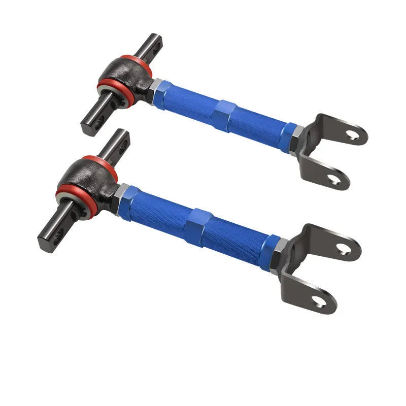 Blue aluminium alloy rear wheel recliner pull rod for Honda Civic EP3 suspension