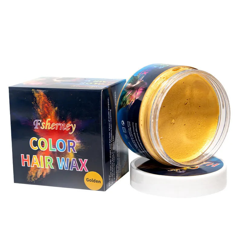 120g hair styling clay tin in multiple colour options including blue, green, red and yellow