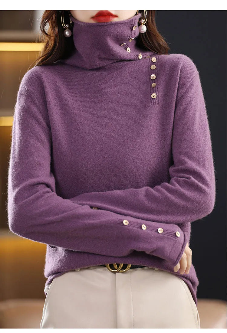 Slim fit knitted bottoming shirt in camel colour with 3D pattern and short 40cm length