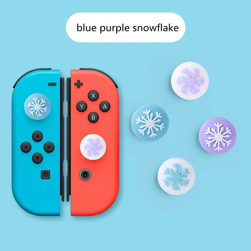 Four silicone rocker caps for Nintendo Switch Lite Joycon controllers with cat claw texture