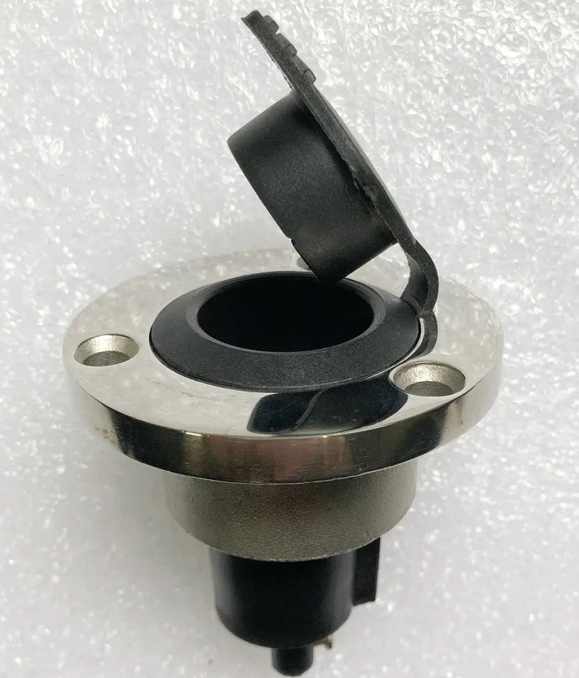 Yacht anchor light ring lamp socket with stainless steel pole and ABS plastic base
