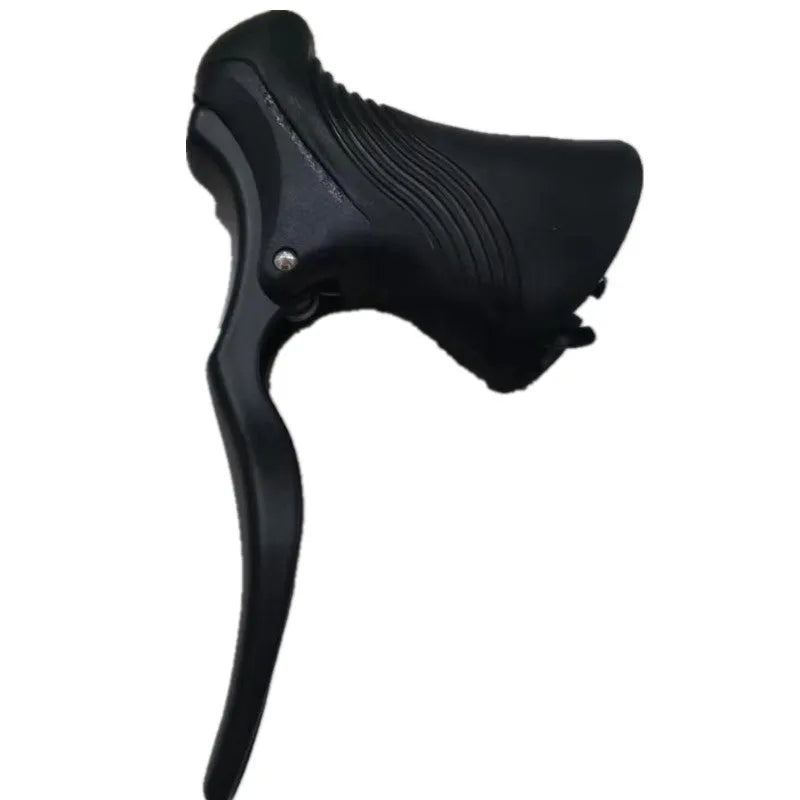 Aluminium alloy road bicycle brake handles in black and black silver for 22.2mm and 23.8mm handlebars