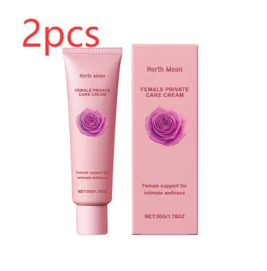 50g jar of daily moisturising cream with rose and peppermint extracts for dry skin relief