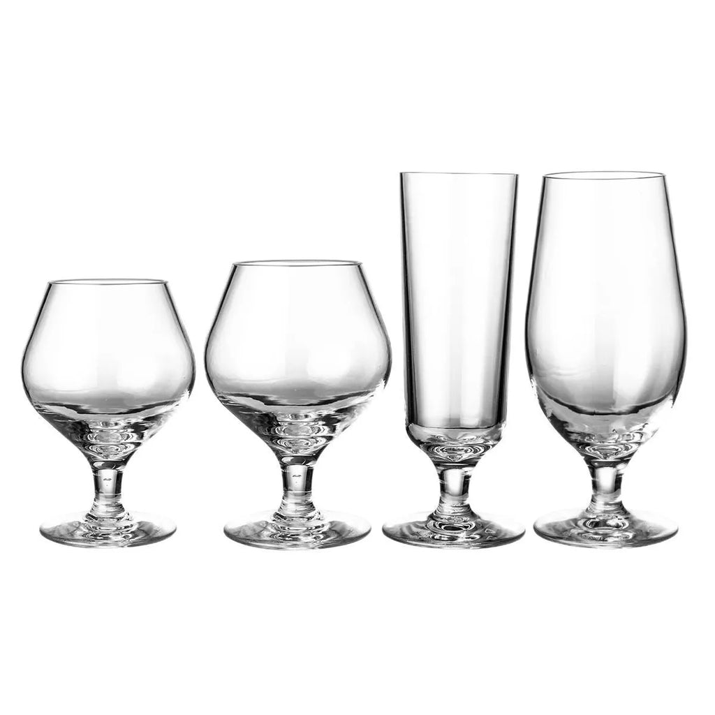 Modern simplicity PC acrylic wine glass with drop-resistant food-grade plastic construction