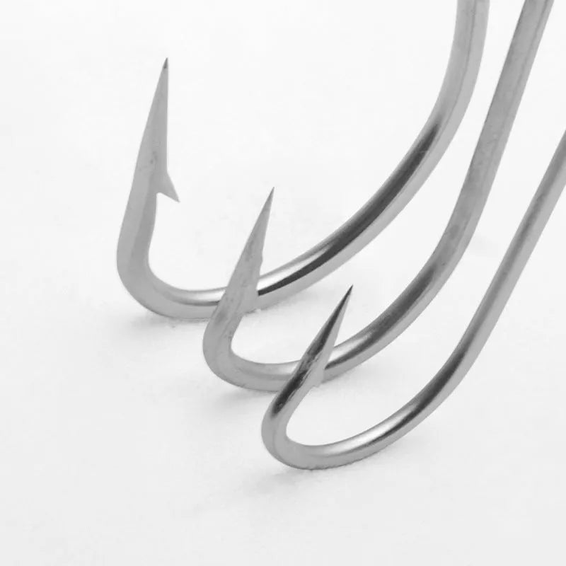 Stainless steel weever snakehead seahorse fishhooks for ocean boat fishing with alloy construction