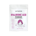 100g pack of hyaluronic acid powder with one facial mask sheet for DIY skincare.