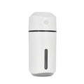 Mini car humidifier white columnar shape with USB cable 320mL
