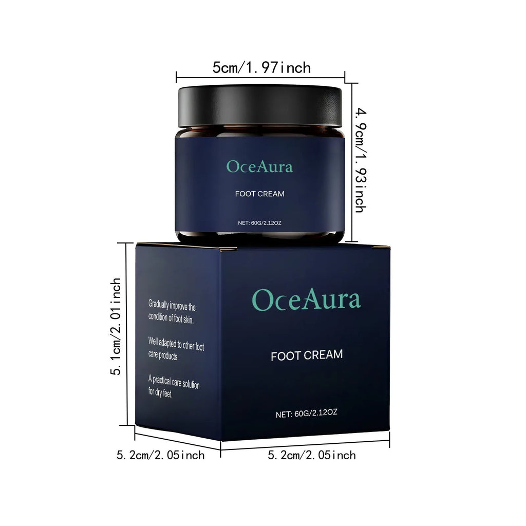 Nourishing foot care cream tube 60g with salicylic acid honey and urea for dry cracked heels