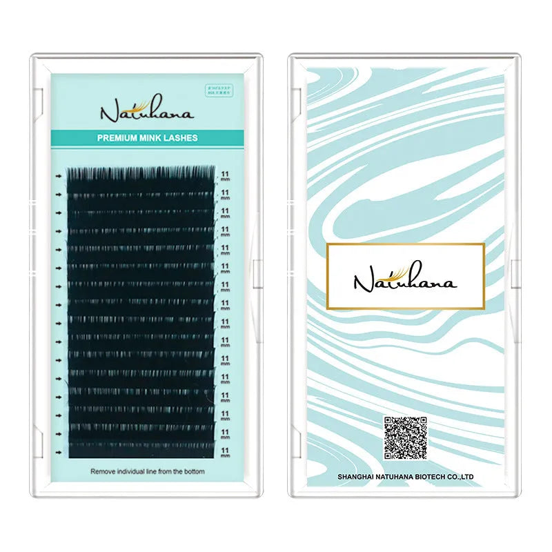 Women's soft velvet false eyelashes in artificial fibre with length options from 7mm to 15mm