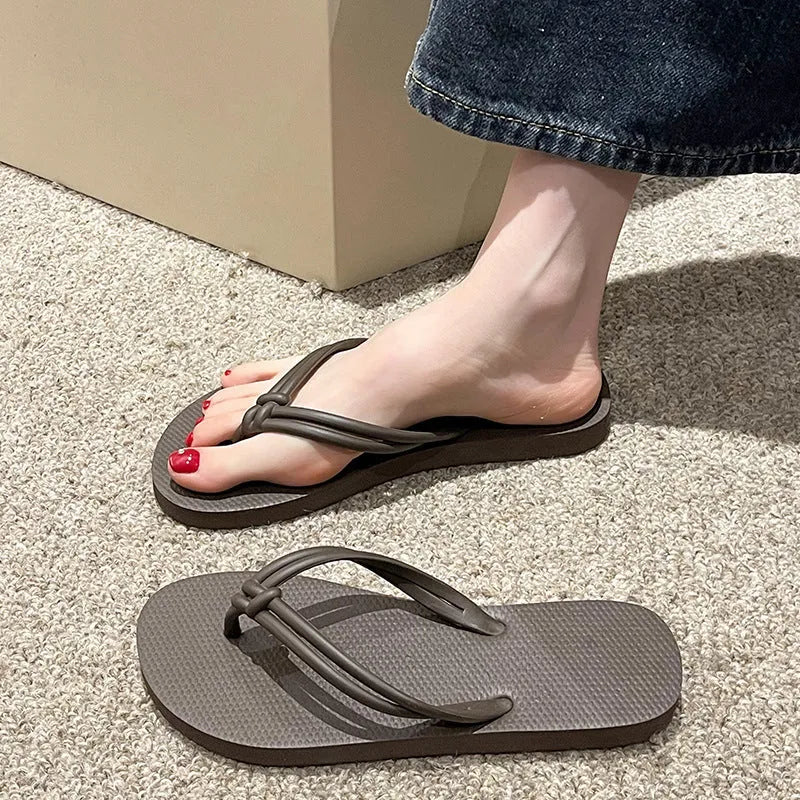 Men's PVC flip flops with toe covering design in multiple colour options showing injection moulded sole