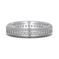925 sterling silver couple ring set geometric electroplated platinum male and female sizes 5-12
