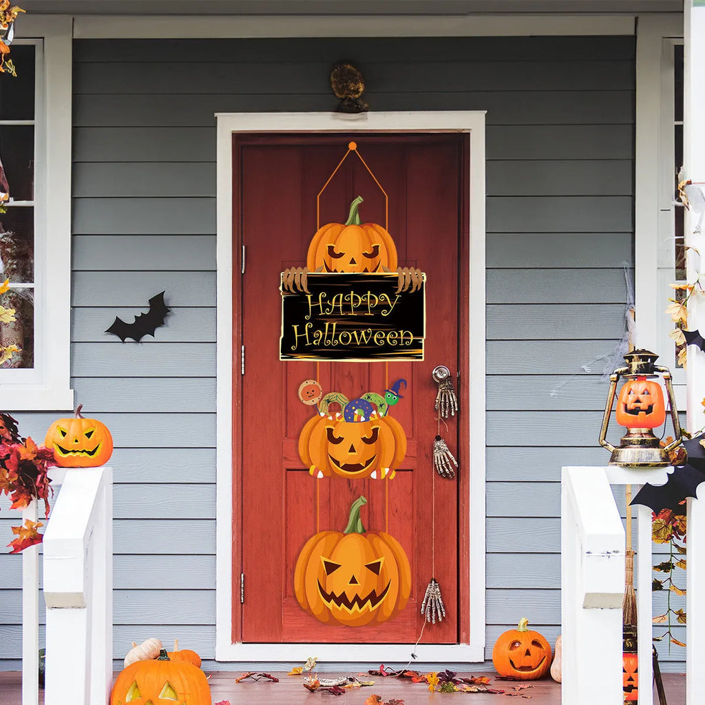 Three-dimensional Halloween paper box set for candy snack packaging with European and American style design