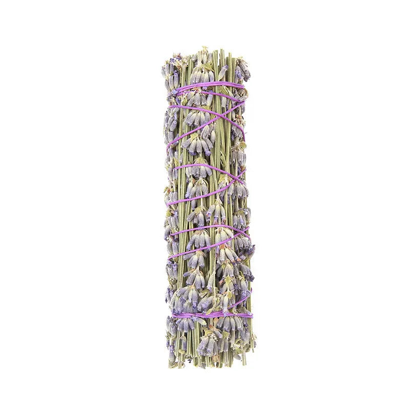 Natural dried lavender flower aromatherapy stick measuring 4 inches for room scenting